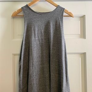 Split back nursing tank top